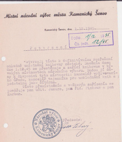 Historie knihovny - text